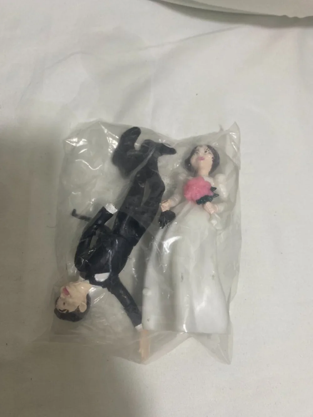 Vintage Wilton Wedding Cake Topper Bride & Groom Figurines 1992 Replacement Part